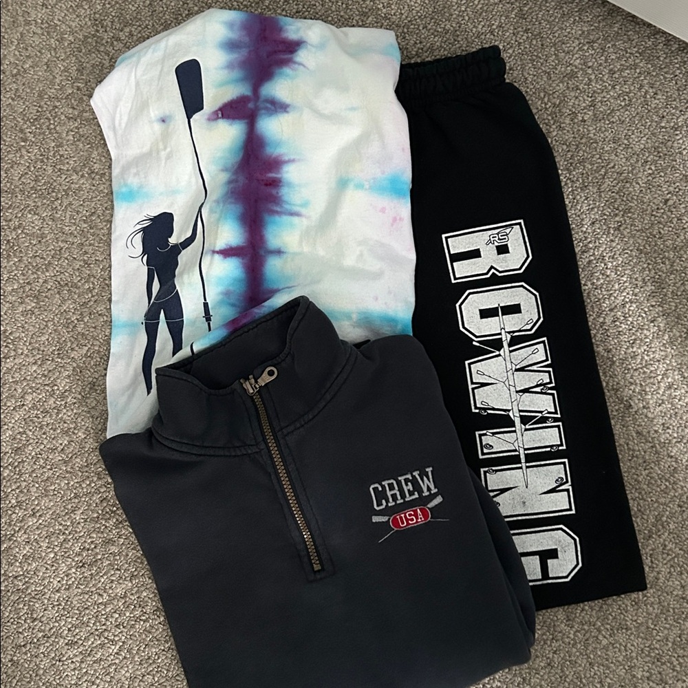Crew Rowing bundle of 3 items